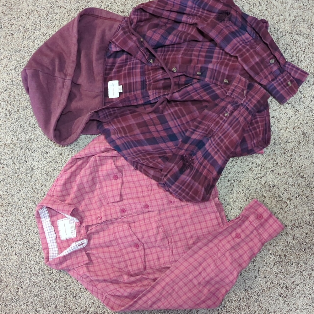 Bundle of Crop Flannels
